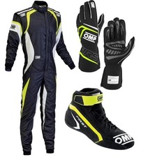 Go Kart Racing Suit, and shoes set with Gift Balaclava CIK/FIA Level 2 Approved.