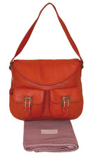 Radley Shoulder Bag Medium STABLES Flame Red Leather Vintage New