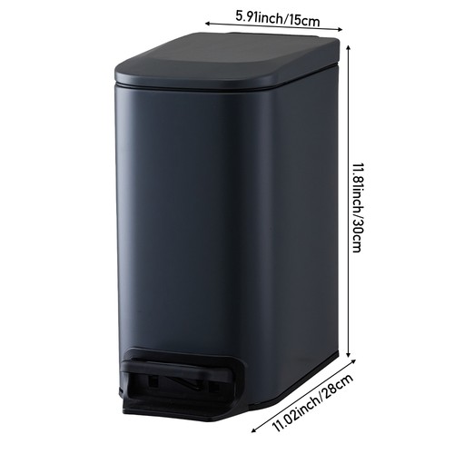 Pedal bin stainless steel - pedal,