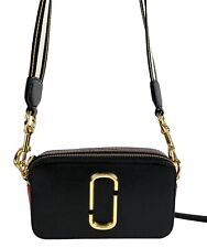 Marc Jacobs Snapshot Red And Black Leather Bag