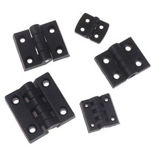 Black Small Hinges ABS Plastic