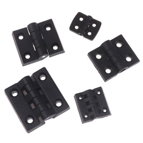 Black small hinges abs - hinges, plastic