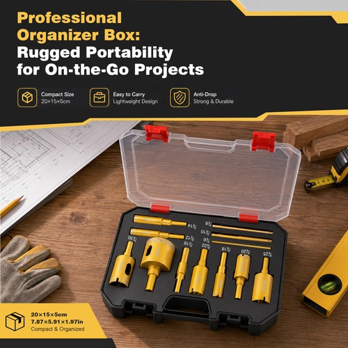 12pcs tile diamond drill - 12pcs, 6