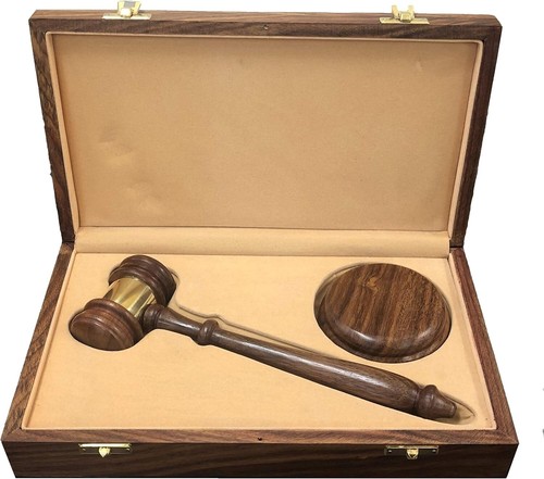 Lawyer judge gavel - &, block