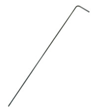 Extended Metal Loft Door Opening Pole 700mm, Tee Key 8mm Chamfered Square Drive