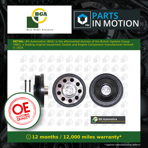 Crankshaft pulley - crankshaft, (tvd)