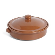 Terracotta Round Dish With Lid