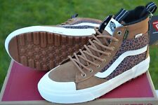 Vans BNIB Mens Hi-top Trainers MTE SK8-HI Waterproof Marshmallow / Leopard