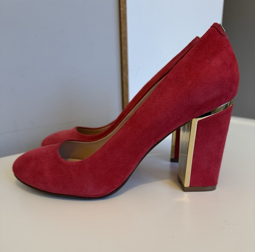 Faith raspberry pink - raspberry, suede