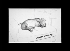 David Hockney Signed postcard