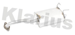 Klarius dn633c rear exhaust - rear,