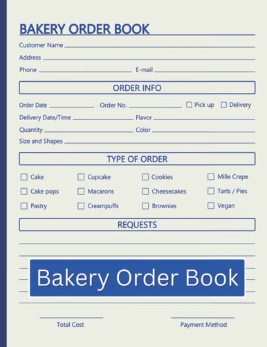 Bakery order book - bakery,