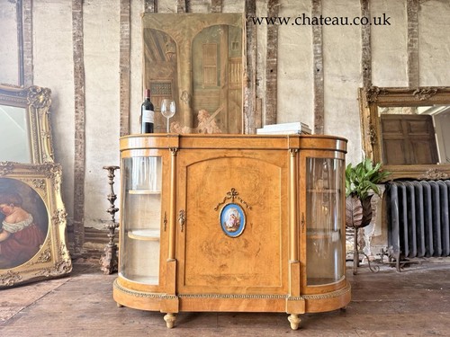 Rare maple antique credenza - maple,