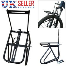Mountain Bike Bicycle Front Pannier Rack Bracket Carrier Luggage Front Basket !