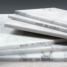 BIANCO CARRARA POLISHED (GLOSS) WHITE Marble Wall & Floor Tiles - per SQM