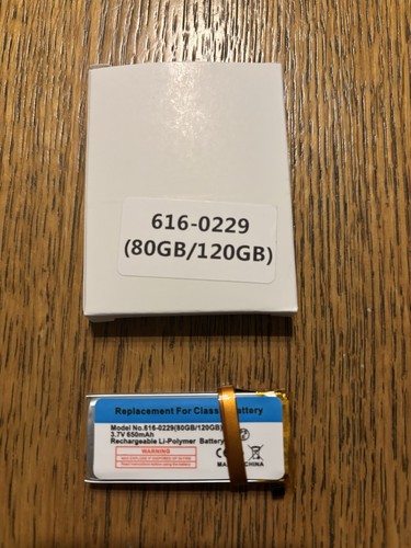 Thin battery for ipod classic - thin,