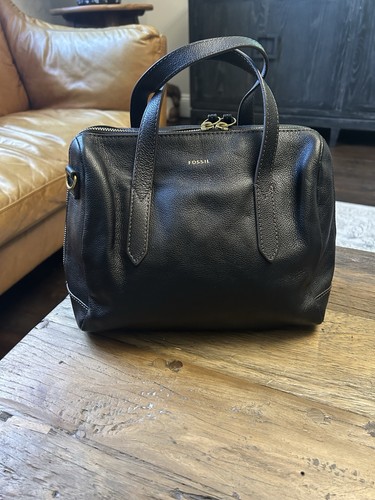 Fossil sydney satchel - satchel, black