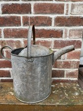 Vintage 2gal galvanised metal