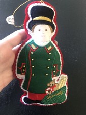 Vintage Harrods Department Store Doorman Christmas Ornament Made Philippines