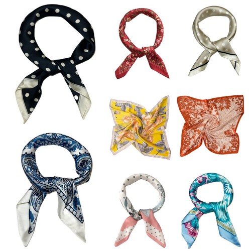 Square satin silk - square,