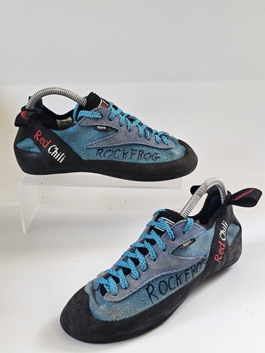 Red chili climbing shoes - chili, blue