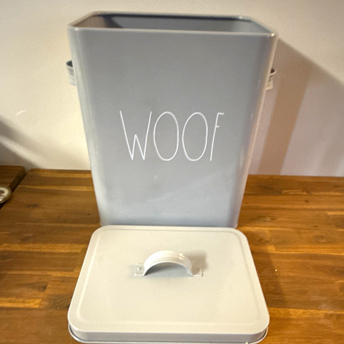 Rae dunn woof - metal, dog