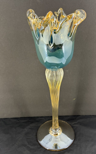 Murano italian glass candle - murano,