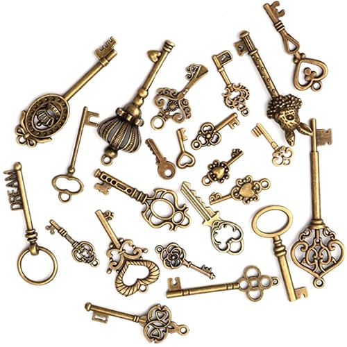 46pcs old vintage antique - 46pcs,