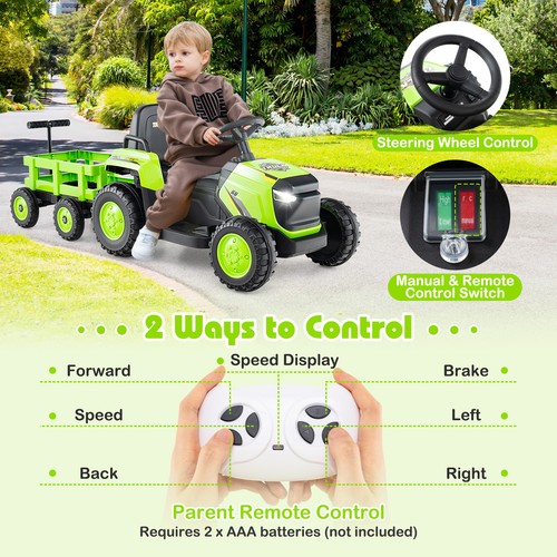 Kids ride tractor 12v - ride, on