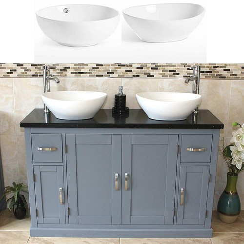 Grey bathroom vanity - grey,