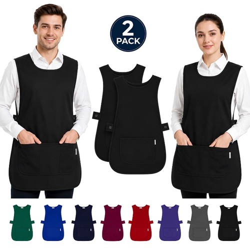Pack unisex tabard aprons - 2,