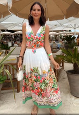 Zara Printed Layered Skirt