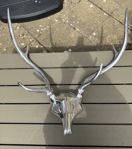 Aluminium stag head wall - aluminium, |