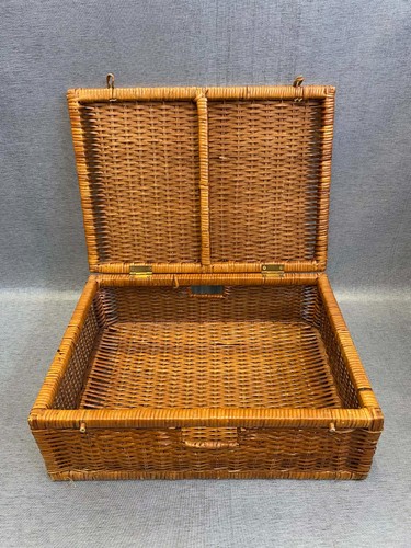 Solid rattan storage chest - solid,