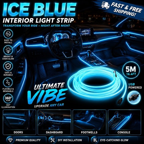 Ice blue car interior led - ice,