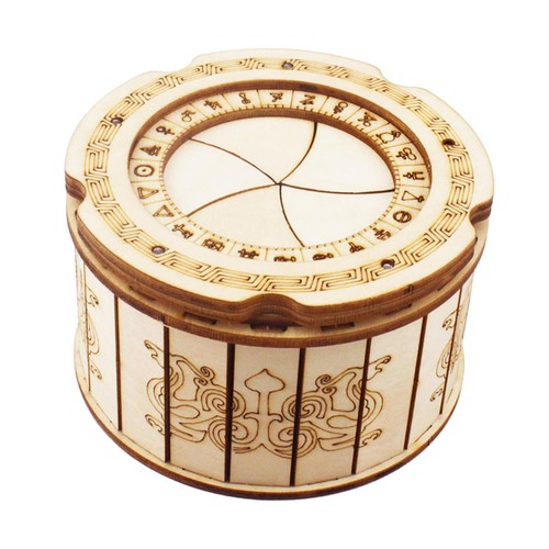 Wooden puzzle box adults - box,