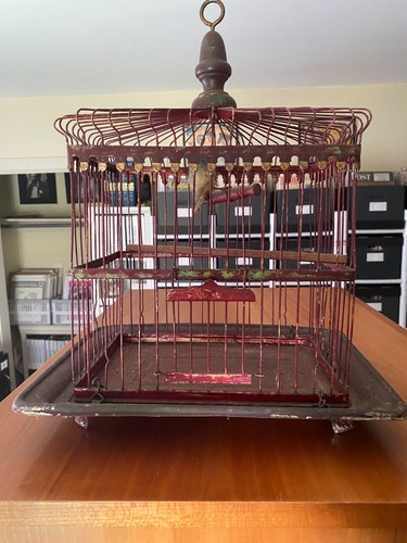 Vintage victorian red wire - vintage,