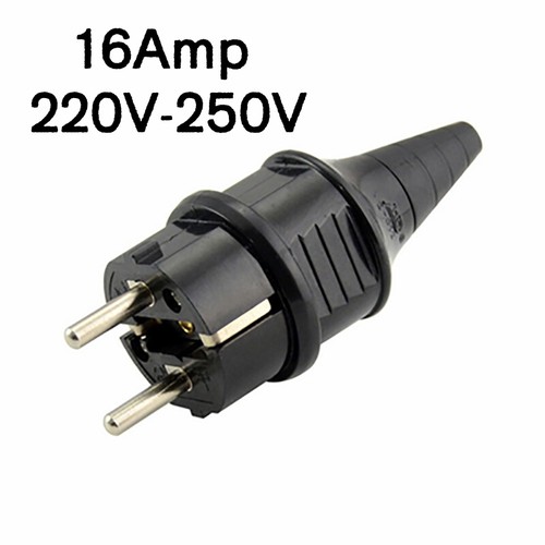 ø4 8mm 2pin mains plug - ø4.8mm, ce