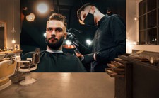 3D Man Hair Cut B1947 Barber Shop Wallpaper Wall Mural Self-adhesive Amy 24