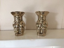 VINTAGE PAIR OF SOLID BRASS