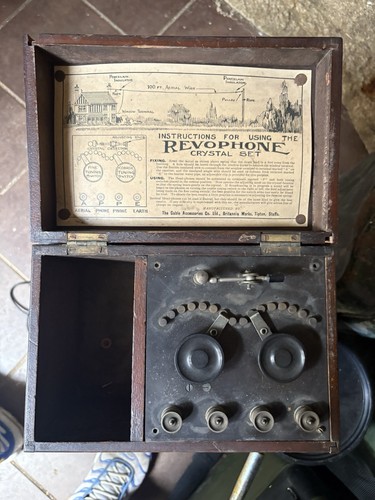 Bbc revophone 1920s crystal - revophone,