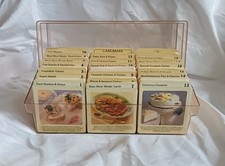 Vintage Recipe Cards Collection In Box 1970s Original