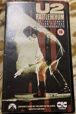 U2 Rattle and Hum VHS Video