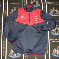 Canterbury Men's England Rugby Thermoreg Quater Zip Top Size M