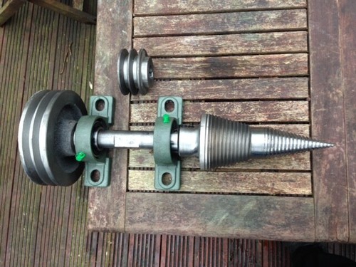 Log splitter screw type - log, "new"