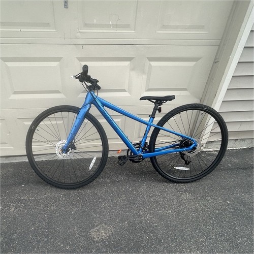 Blue black hybrid bike - blue/black,