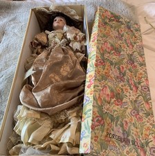 Vintage The Knightsbridge Heirloom Collection Porcelain Doll Heather 32”Boxed