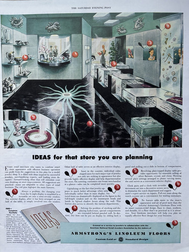 1945 armstrongs linoleum - 1945,
