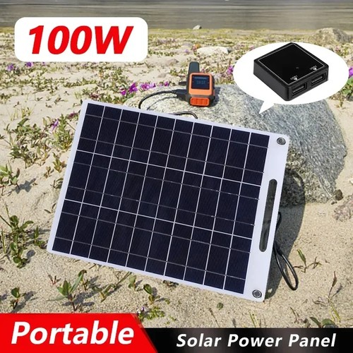 100w foldable solar - 100w,
