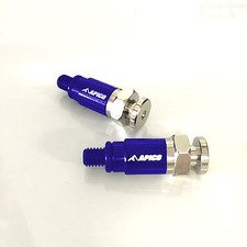 APICO FORK AIR BLEEDER SCREWS KAYABA / SHOWA M5x0.8 BLUE - SUZUKI RMZ450 06-12
